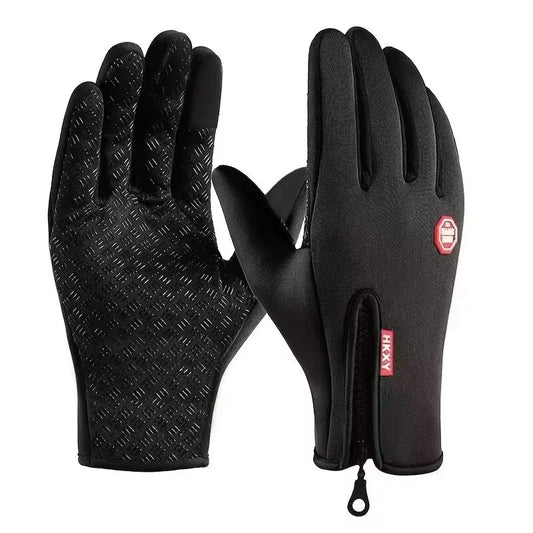 Kushique™ Thermal Cycling Gloves – Warm, Anti-Slip & Windproof for Winter Rides